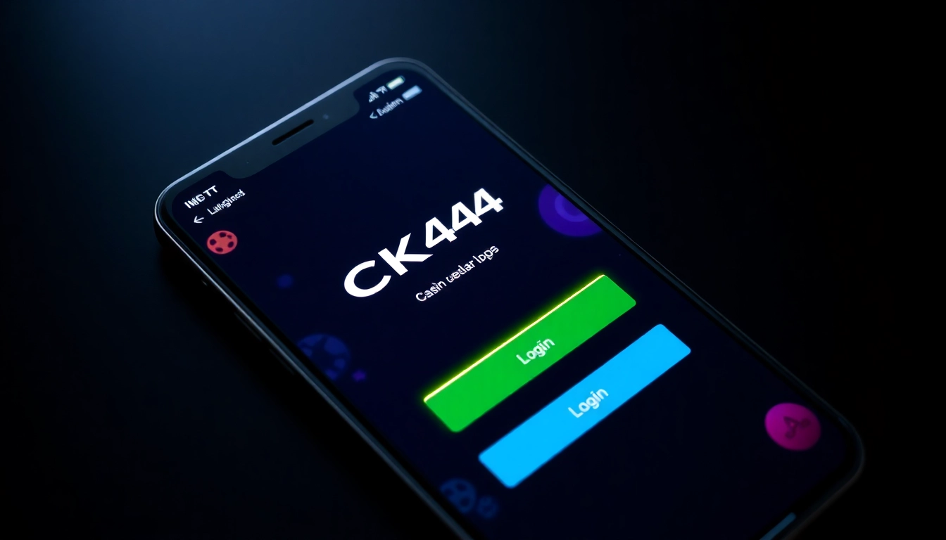 Step-by-step guide to using the ck4444 login app android with secure interface and easy access to casino games and betting features for Bangladeshi players.